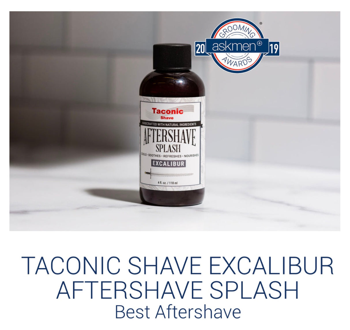 Taconic Excalibur Botanical Aftershave Splash 4oz