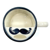 Taconi Ivory Mustache Stoneware Guard Mug