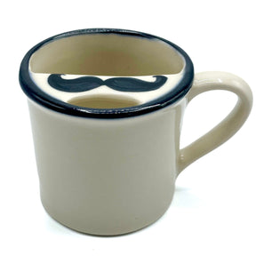 Taconi Ivory Mustache Stoneware Guard Mug