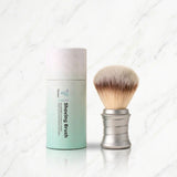 Taisoto LENO 26mm CNC-Machined Aluminum Handle Synthetic Shaving Brush