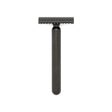 Tatara Masamune Stainless Steel Open Comb Double Edge Safety Razor Dark