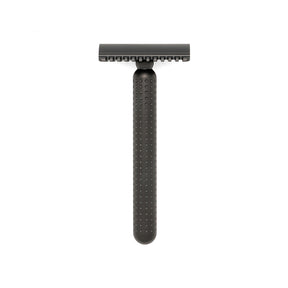 Tatara Masamune Stainless Steel Open Comb Double Edge Safety Razor Dark