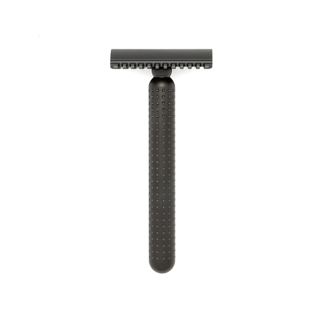 Tatara Masamune Stainless Steel Open Comb Double Edge Safety Razor Dark