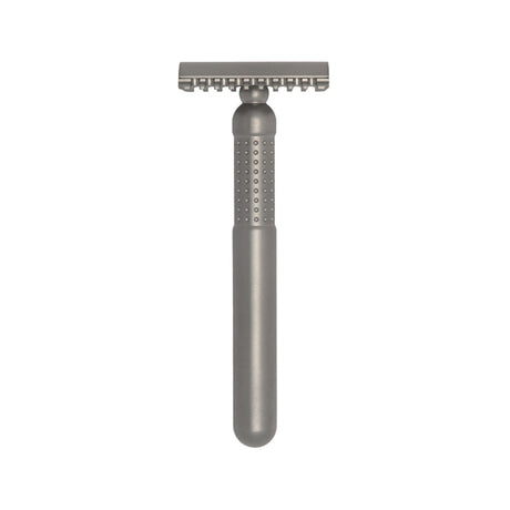 Tatara Titanium Masamune Nodachi Open Comb Double Edge Safety Razor Matte