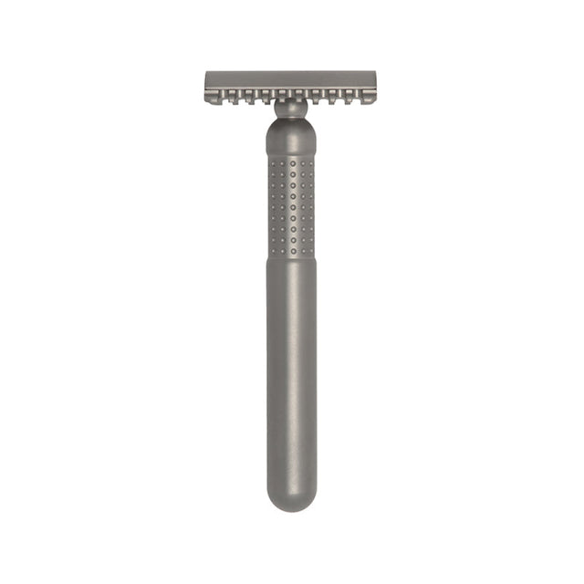 Tatara Titanium Masamune Nodachi Open Comb Double Edge Safety Razor Matte