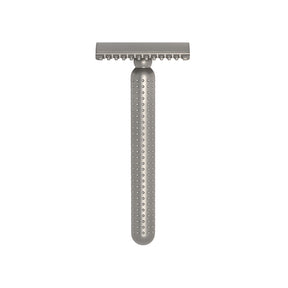 Tatara Titanium Masamune Open Comb Double Edge Safety Razor Matte