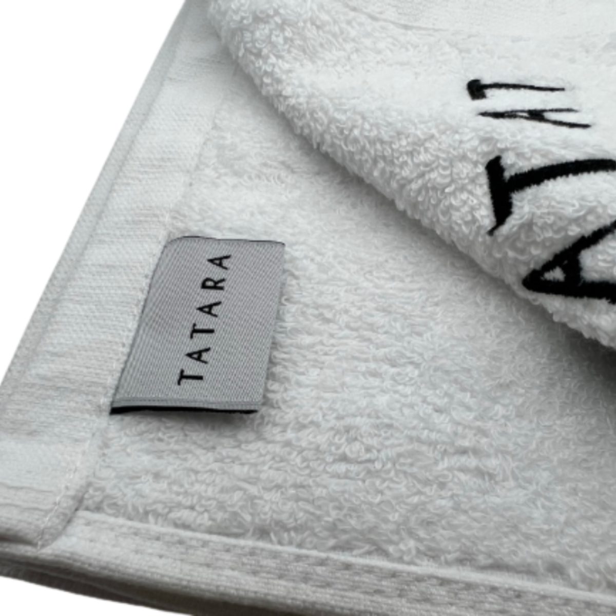 Tatara White Shaving Towel Pure Cotton