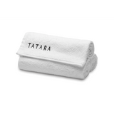 Tatara White Shaving Towel Pure Cotton