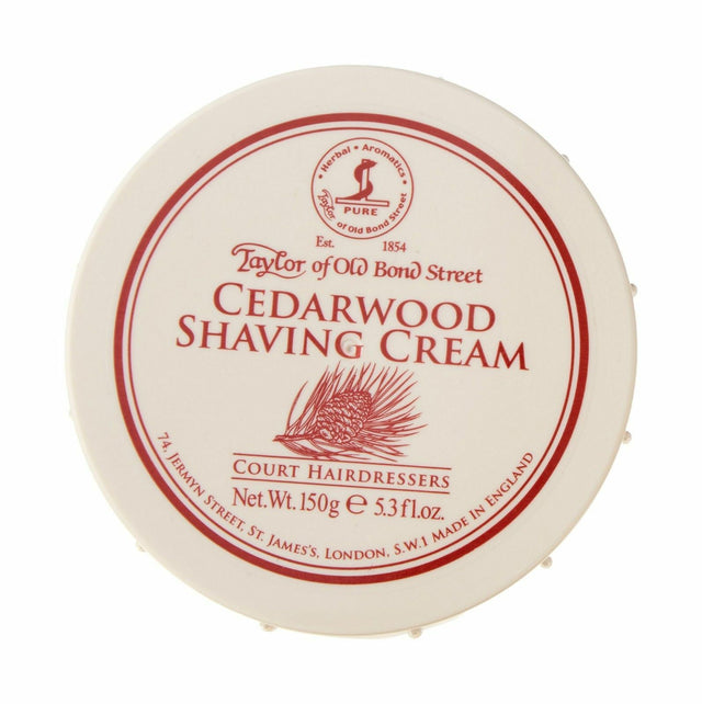 Taylor of Old Bond Street Cedarwood Shaving Cream Bowl 5.3oz