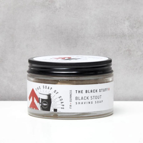 The Black Stuff Black Stout Shaving Soap 5.5oz.