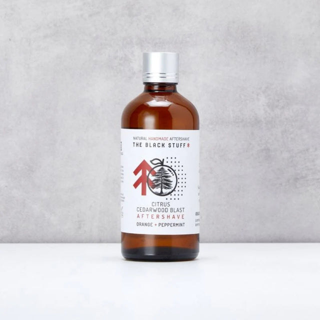 The Black Stuff Citrus Cedarwood Blast Aftershave Recovery Splash 100 ml.