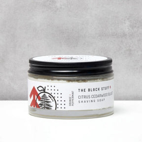 The Black Stuff Citrus Cedarwood Blast Shaving Soap 5.5oz.