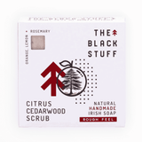 The Black Stuff Citrus Cedarwood Scrub Bar Soap 5oz
