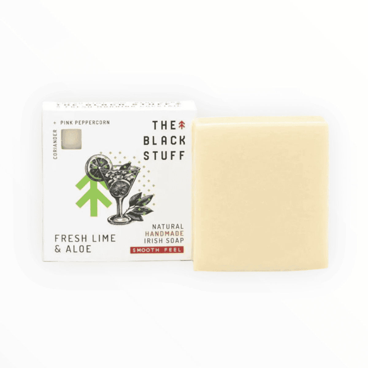 The Black Stuff Fresh Aloe and Lime Bar Soap 5oz