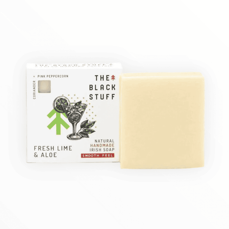 The Black Stuff Fresh Aloe and Lime Bar Soap 5oz
