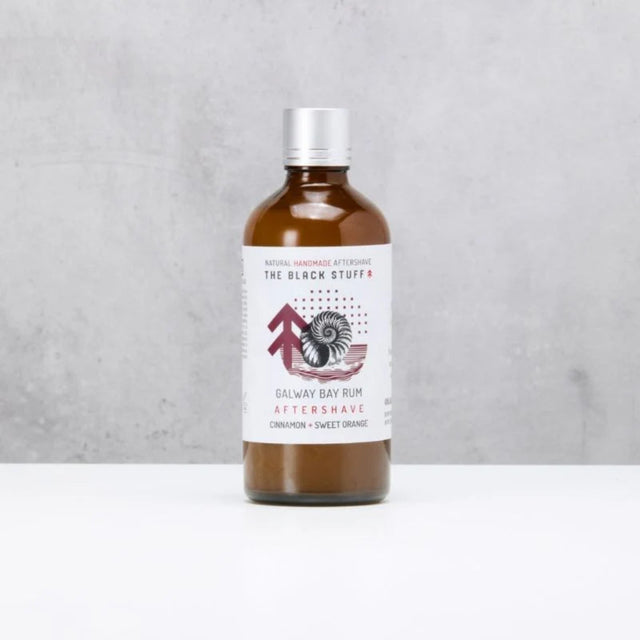 The Black Stuff Galway Bay Rum Aftershave Recovery Splash 100 ml.