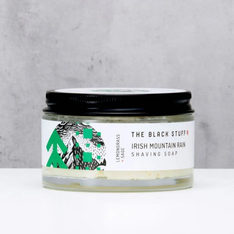 The Black Stuff Irish Mountain Rain Shaving Soap 5.5oz.