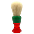 The Herald 26mm Shaving Brush Green & Red Resin Handle Choose Knot Type