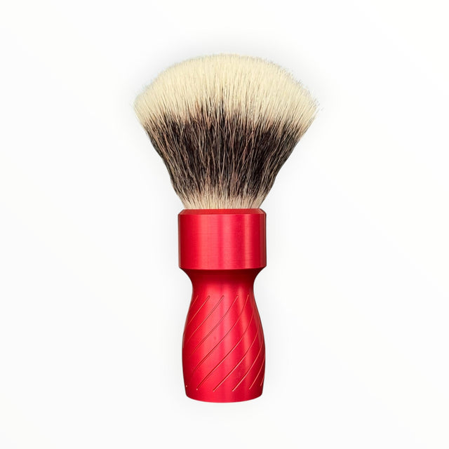TRC 26mm Viceroy Bordeaux Aluminum Red Shaving Brush