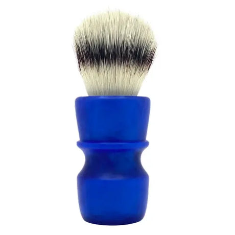 TRC - Blue No. 12 - 26mm Synthetic AK47 Bulb Knot - Resin Handle - Shaving Brush