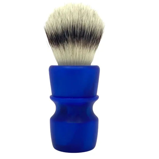 TRC - Blue No. 13 - 26mm Synthetic AK47 Bulb Knot - Resin Handle - Shaving Brush