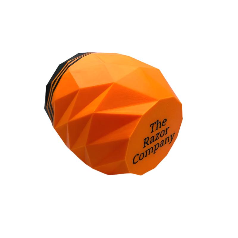 TRC - Brush Soaking Mug -  Orange with Black