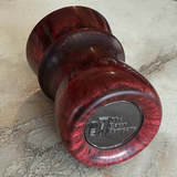 TRC Burgundy Velvet 26mm Resin Shaving Brush Handle Only