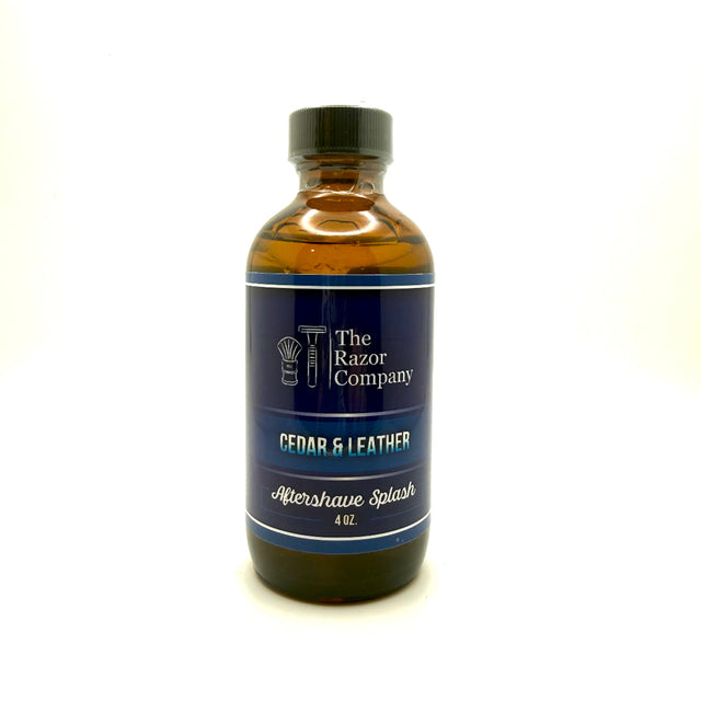 TRC Cedar Leather Aftershave Splash 4oz