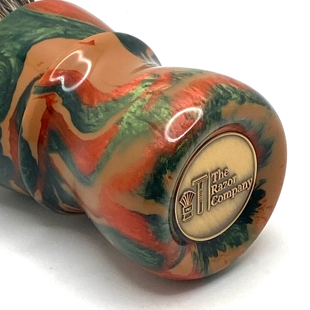 TRC Desert Oasis 26mm Raw Doughknot Bulb Knot Resin Handle Shaving Brush