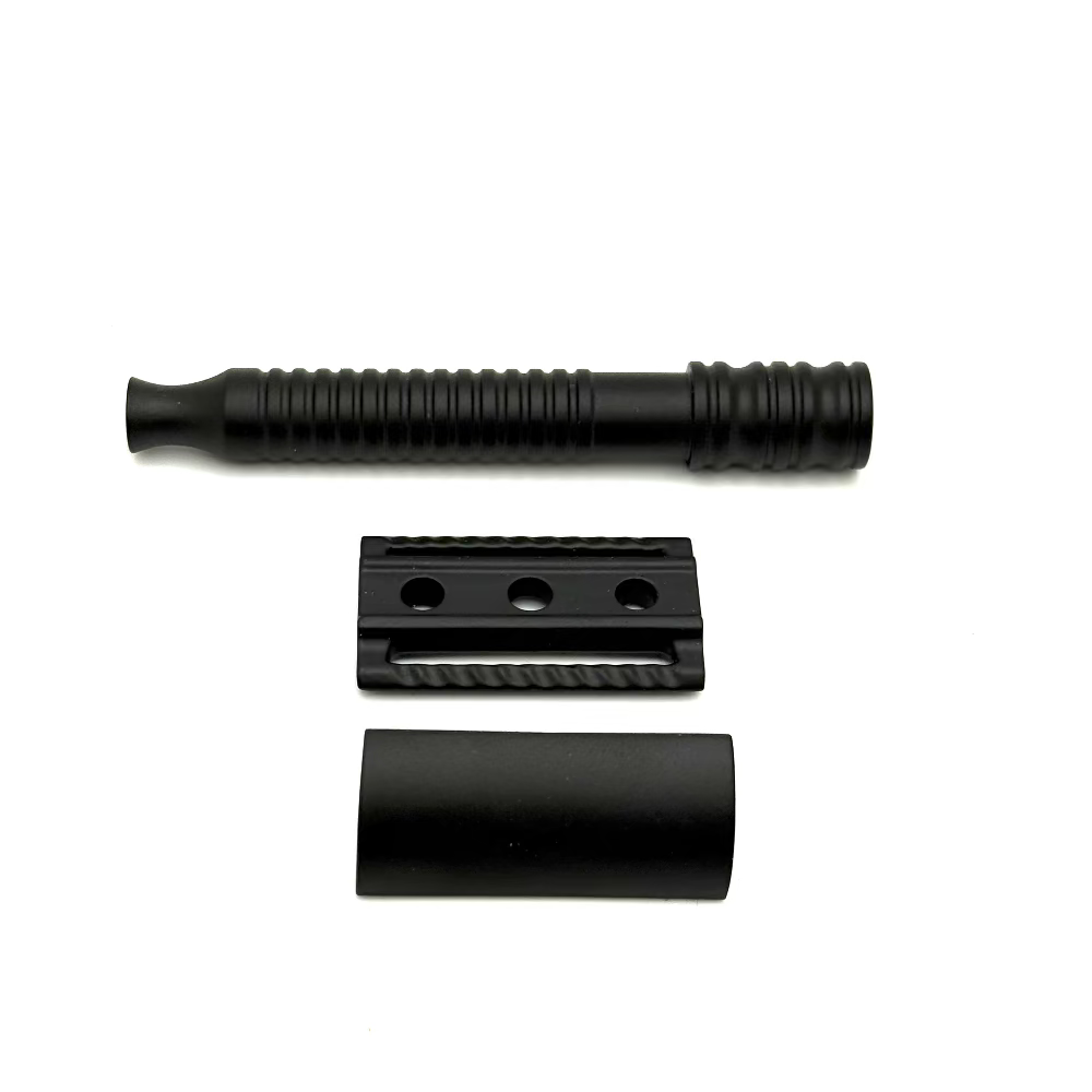 TRC Matte Black 12B Double Edge Safety Razor