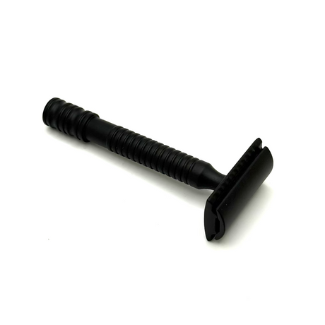 TRC Matte Black 12B Double Edge Safety Razor