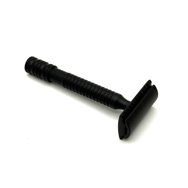 TRC Matte Black 12B Double Edge Safety Razor