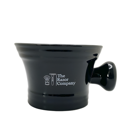 TRC - Shaving Mug - Apothecary Style - Black Porcelain