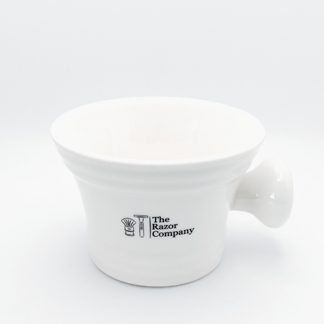 TRC - Shaving Mug - Apothecary Style - White Porcelain