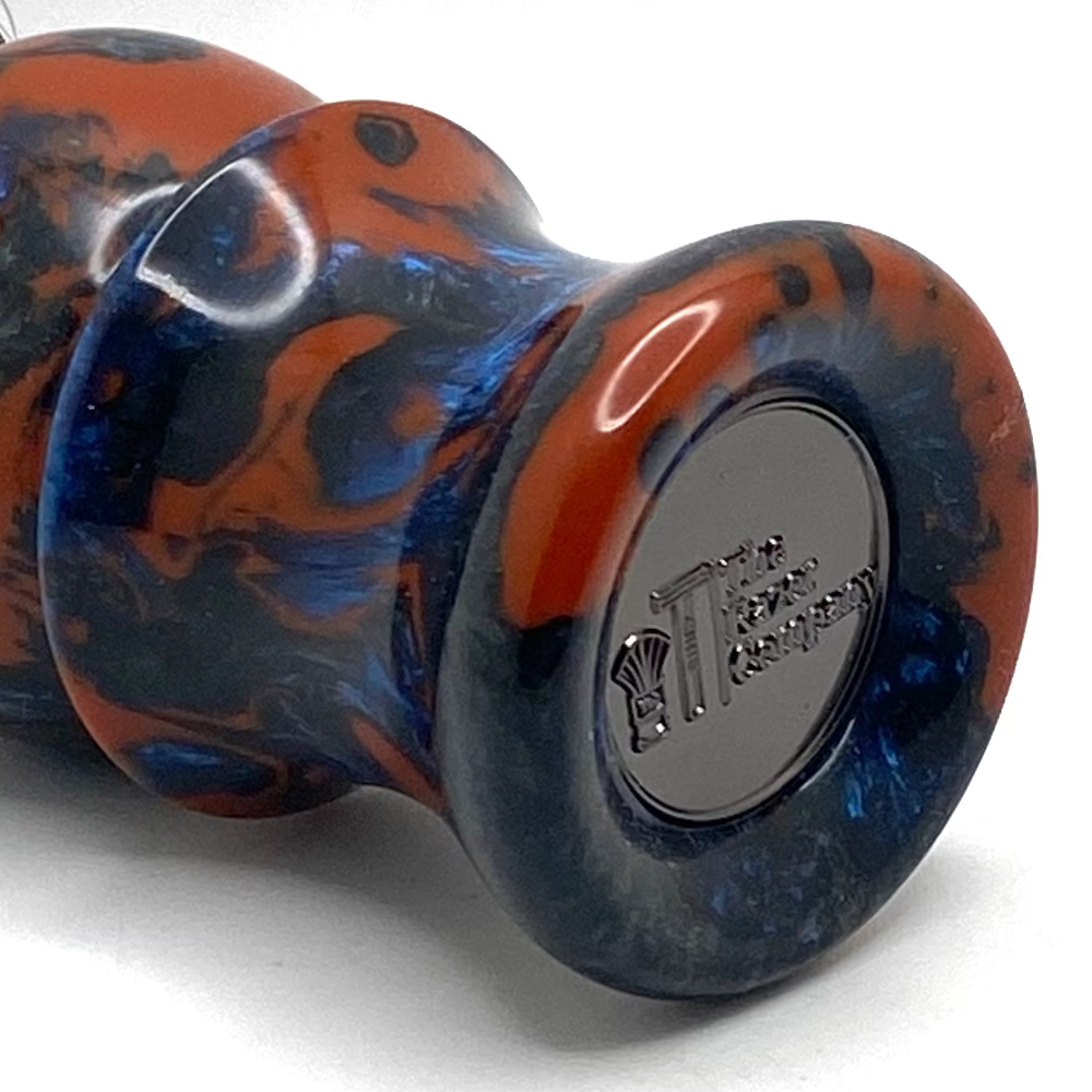 TRC Terracotta Sky 26mm Chocolate Doughknot Bulb Knot Resin Handle Shaving Brush