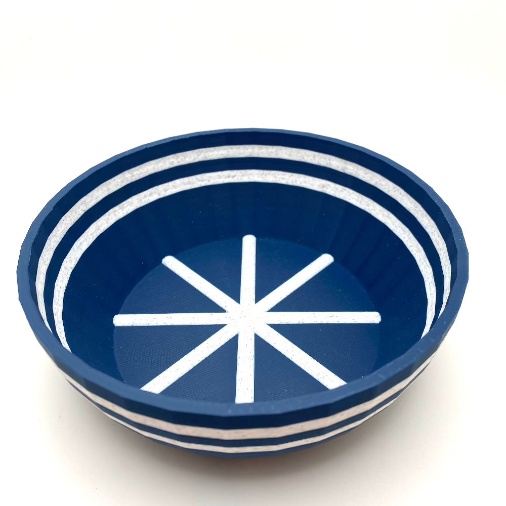 TRC - Unbreakable  Lather Bowl - Dark Blue & Marble