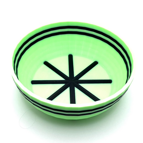 TRC - Unbreakable  Lather Bowl - Green Glow with Black