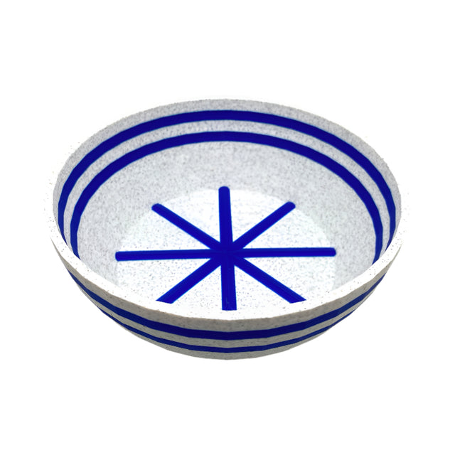 TRC - Unbreakable  Lather Bowl - Marble & Royal Blue