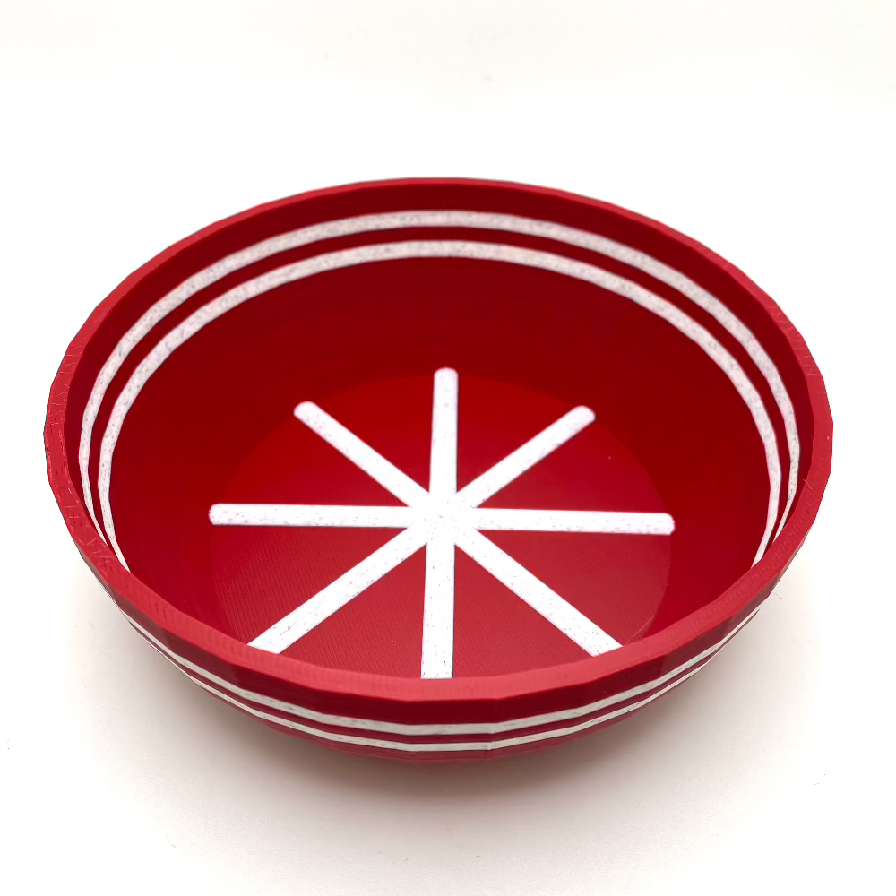 TRC Unbreakable  Lather Bowl Maroon & Marble