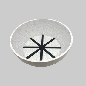 TRC Unbreakable Marble & Black Lather Bowl