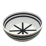 TRC Unbreakable Marble & Black Stripes Lather Bowl
