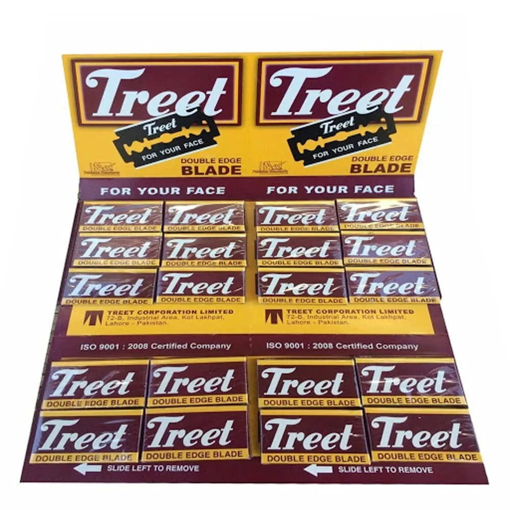 Treet - Carbon Steel "Black Beauties" Double Edge Razor Blades