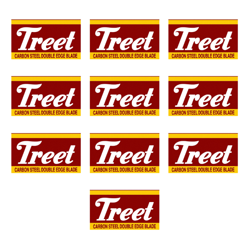 Treet - Carbon Steel "Black Beauties" Double Edge Razor Blades