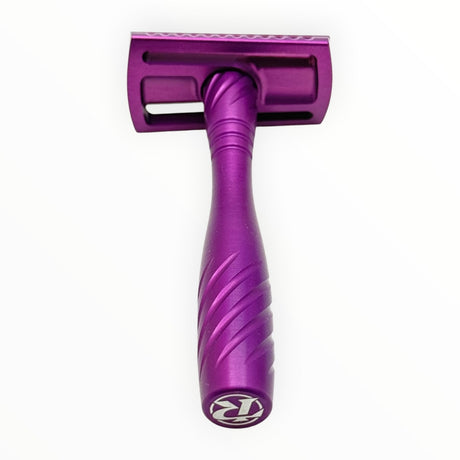 Trident Razors Varukh Helical Slant Safety Razor Purple