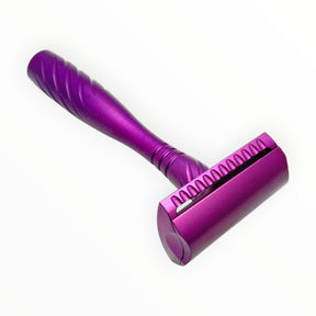 Trident Razors Varukh Helical Slant Safety Razor Purple