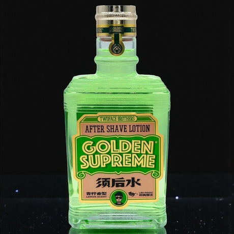 TwoFace Brothers Golden Supreme Aftershave Splash Lemon Scent 100ml