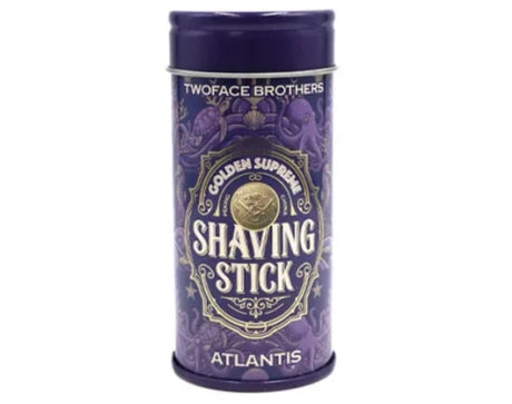 TwoFace Brothers Golden Supreme Shaving Stick Atlantis Mild Cooling 1.5oz