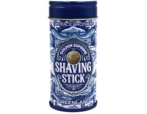 TwoFace Brothers Golden Supreme Shaving Stick Greenland Intense Cooling 1.5oz