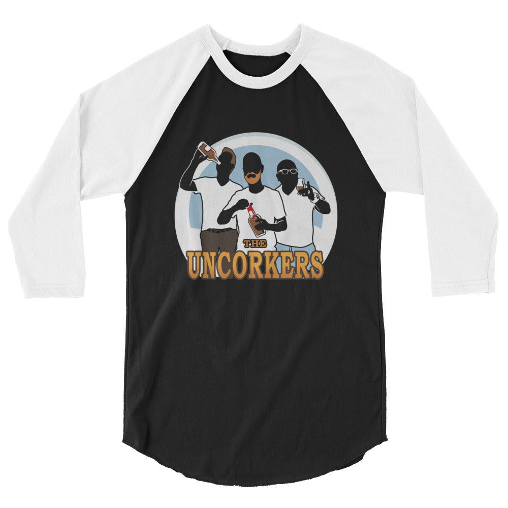 The Uncorkers - 3/4 sleeve raglan shirt