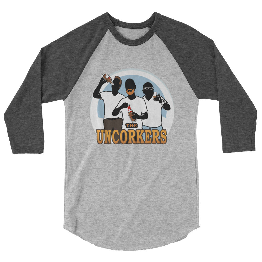 The Uncorkers - 3/4 sleeve raglan shirt